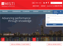 Tablet Screenshot of misti.com